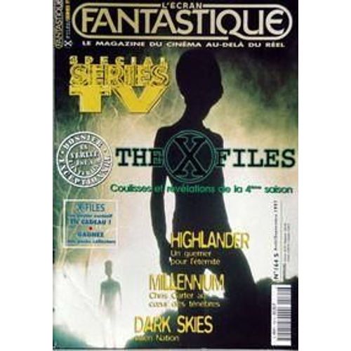 Ecran Fantastique (L') N° 164 Du 01/08/1997 - Special Series Tv - The X Files  -   Saison 4 - Higlander - Millenium  -   Cris Carter - Dark Skies