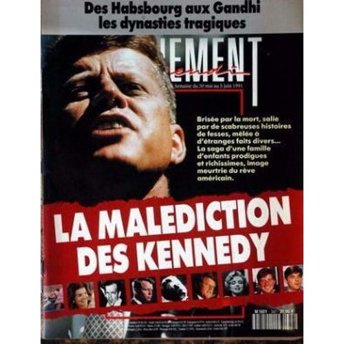 Evenement Du Jeudi (L') N° 343 Du 30/05/1991 - Des Habsbourg Aux Gandhi  -   Les Dynasties Tragiques - La Malediction Des Kennedy.