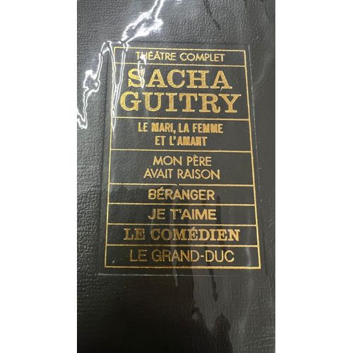 Theatre Complet De Sacha Guitry Tome 4 Neuf Sous Blister
