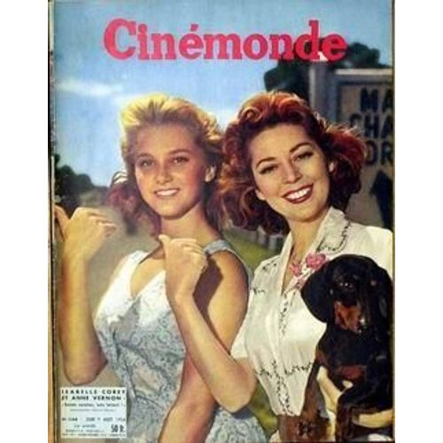 Cinemonde N° 1148 Du 09/08/1956 - Isabelle Corey Et Anne Vernon.