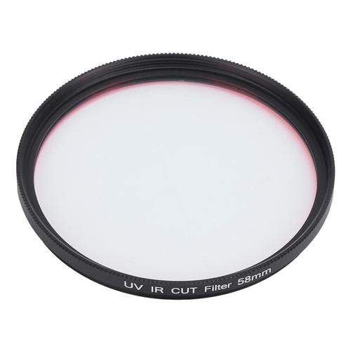 Yagri Filtres D'objectif de Caméra, Filtre de Coupe UV IR en Verre Optique Filtre D'objectif de Passage Infrarouge, pour Appareil Photo Reflex Numérique 67mm (58mm)