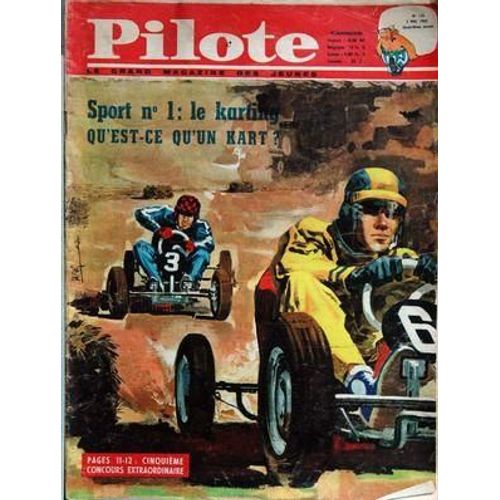 Pilote N° 132 Du 03/05/1962 - Le Kartnig - Maryse Bastie.