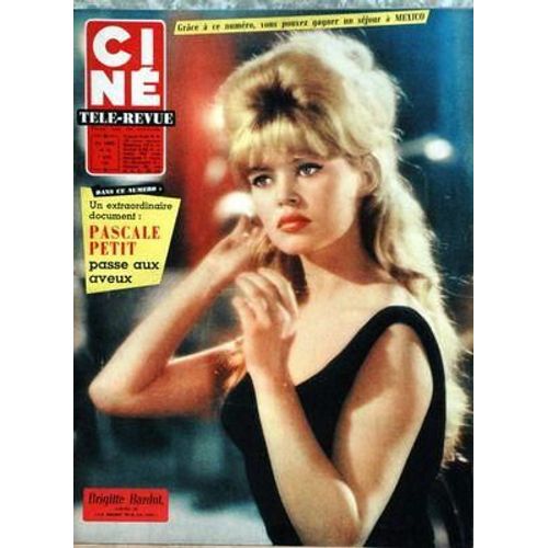 Cine Tele Revue N° 14 Du 07/04/1961 - Pascale Petit - Brigitte Bardot - Thomas Milian.