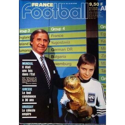 France Football N° 1966 Du 13/12/1983 - Mundial  -   Il Etait Une Fois Dans L'est  -   Michel Hidalgo - Giresse - Uruguay  -   Le Celeste Empire.