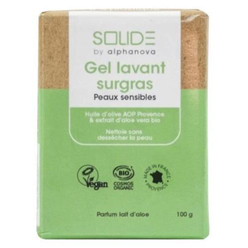 Alphanova Solide By Alphanova Gel Lavant Solide Aloe Vera Bio 100g 