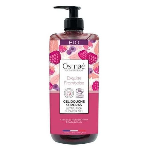 Osmaé Gel Douche Surgras Exquise Framboise Bio 1l 
