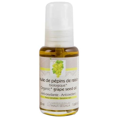 Huiles Végétales-Laboratoire Du Haut-Ségala Huile De Pépin De Raisin Vierge 50 Ml Biologique * 