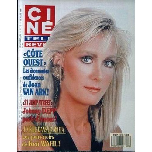 Cine Tele Revue N° 13 Du 29/03/1990 - Joan Van Ark- Johnny Deep - Un Flic Dans La Mafia  -   Ken Wahl.