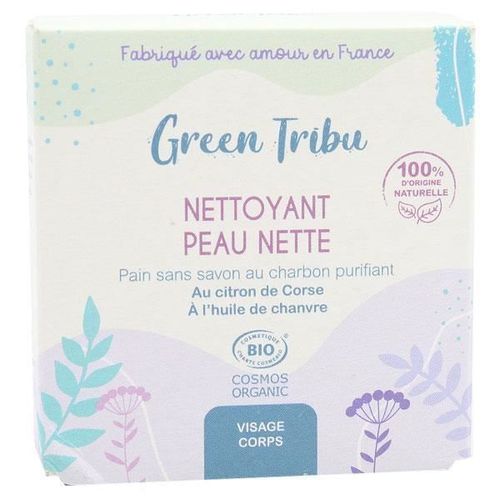 Green Tribu Pain Surgras Nettoyant Peau Nette Bio 110g 