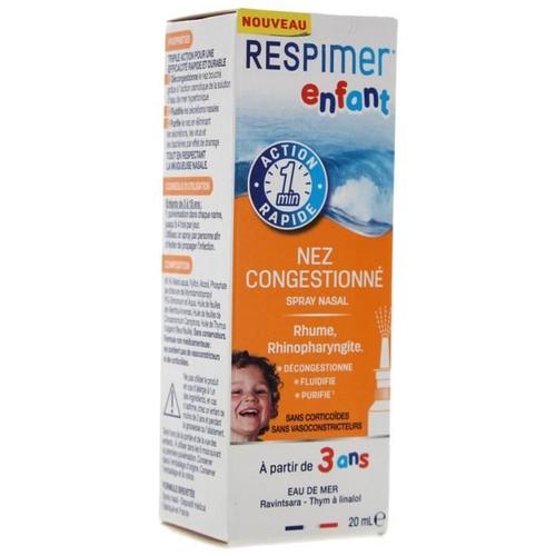 80179 Laboratoire De La Mer Respimer Enfant Nez Congestionné Spray Nasal 20 Ml 