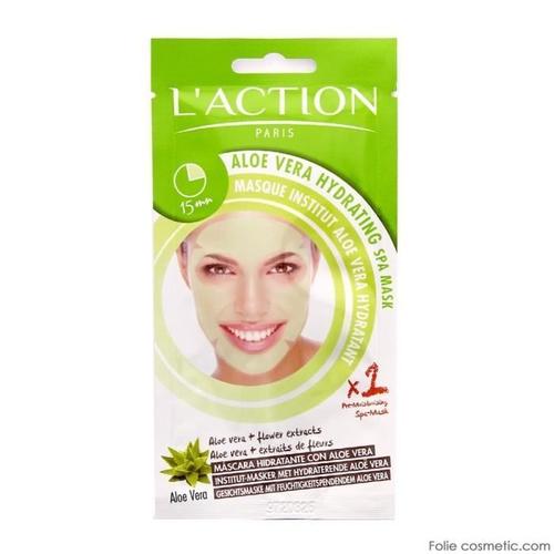 L'action - Masque Visage Tissu Hydratant Aloe Vera 