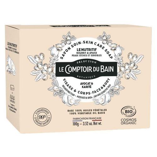 Le Comptoir Du Bain Savon Soin Nutritif Bio 100g 