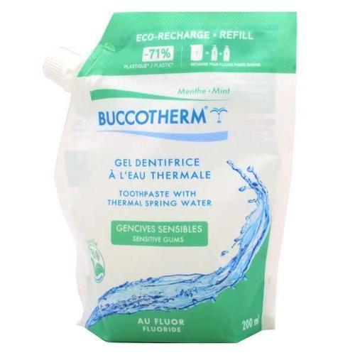 Buccotherm Gel Dentifrice Gencives Sensibles Menthe Bio Éco-Recharge 200ml 