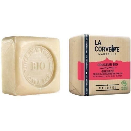 La Corvette Marseille Savon Douceur Bio Karité Et Grenade 100g 