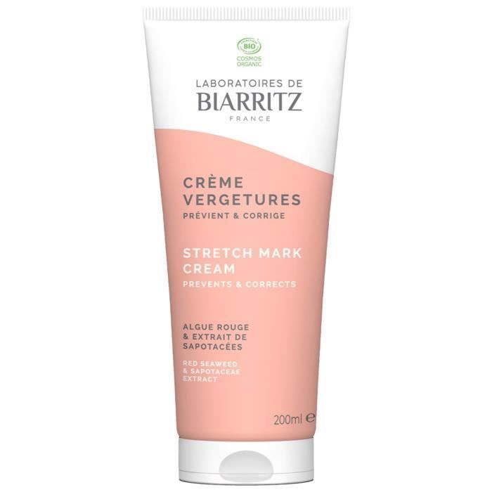 78077 Laboratoires De Biarritz Crème Vergetures Bio 200 Ml 