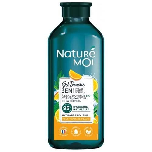 Naturé Moi Gel Douche 3 En 1 - Eau D'orange Eucalyptus - Hydrate Et Nourrit - Tous Types De Peau - 250 Ml 