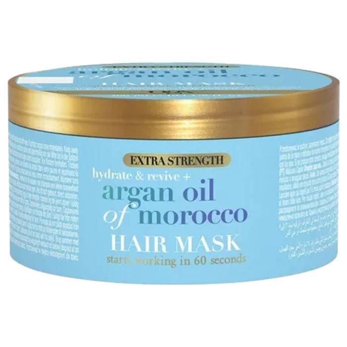 Ogx Masque Huile Argan Du Maroc Cheveux Secs Et Abîmés 385 Ml 