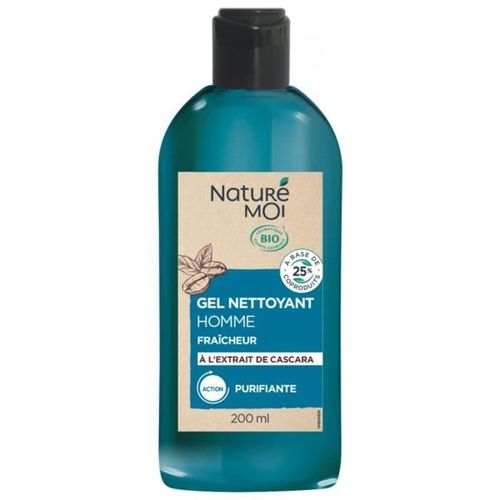 Naturé Moi Homme Gel Nettoyant Visage Extrait De Cascara Bio 200 Ml 