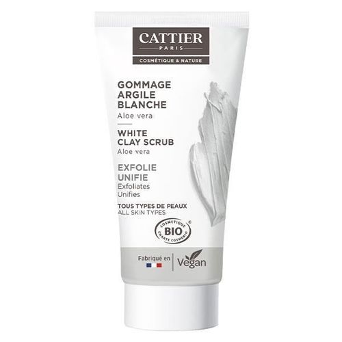 Gommage À L'argile Blanche Et Aloe Vera Bio - Cattier - 30ml - Exfolie Et Élimine Les Impuretés 