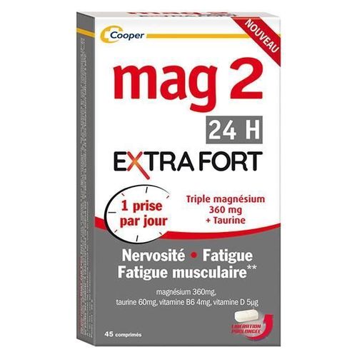 Mag 2 24h Extra Fort 45 Comprimés 