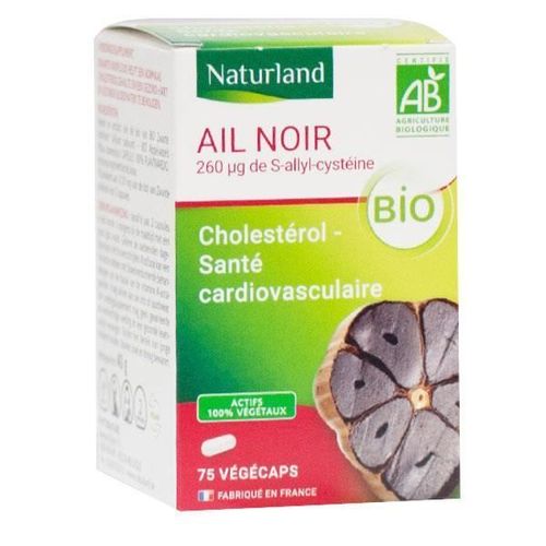 Naturland Ail Noir Bio 75 Végécaps 