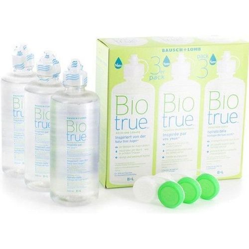 Solution Pour Lentilles De Contact Biotrue Pack Eco 3x300ml 