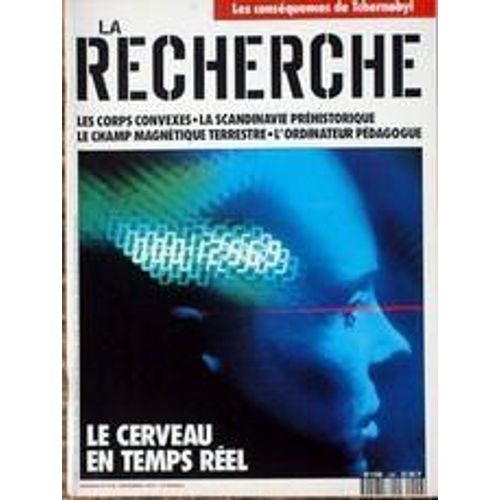 Recherche (La) N° 246 Du 01/09/1992 - Les Consequences De Tchernobyl - Les Corps Convexes - La Scandinavie Prehistorique - La Champ Magnetique Terrestre - L'ordinateur Pedagogue - Le Cerveau En Temps Reel.