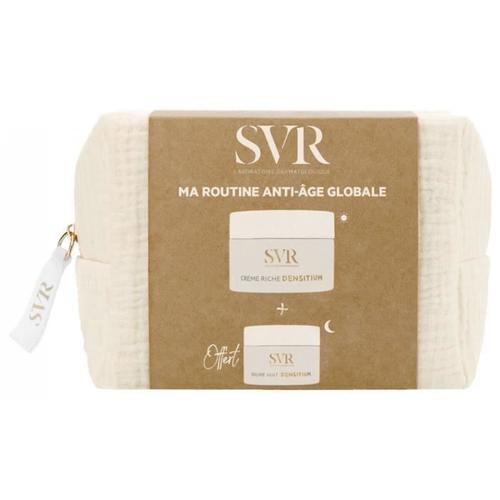 Svr Densitium : Soins Anti-Âge 45+ Crème Riche Redensifiante Ultra-Nourrissante 50 Ml + Baume Nuit Régénération Intense 15 Ml Offert 