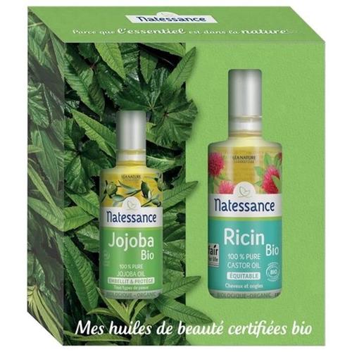 79676 Natessance Coffret Huile De Jojoba Huile De Ricin 