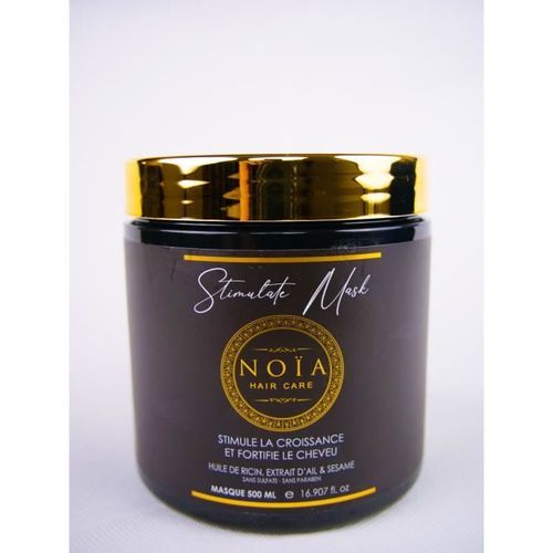 Masque Soin - Huile De Ricin , Extrait D'ail & Sésame - Gamme Stimulate - Noïa Hair - 500 Ml 
