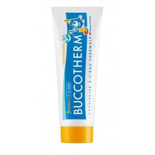 Buccotherm Dentifrice Enfant 7 À 12 Ans Bio Goût Ice Tea Pêche 50ml 