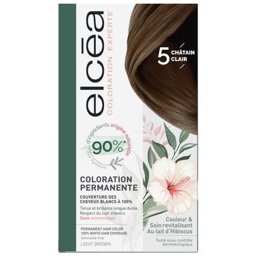 Coloration Permanente - Elcea - Noir-1 - Sans Ammoniaque - Crème - Tous Types De Cheveux 