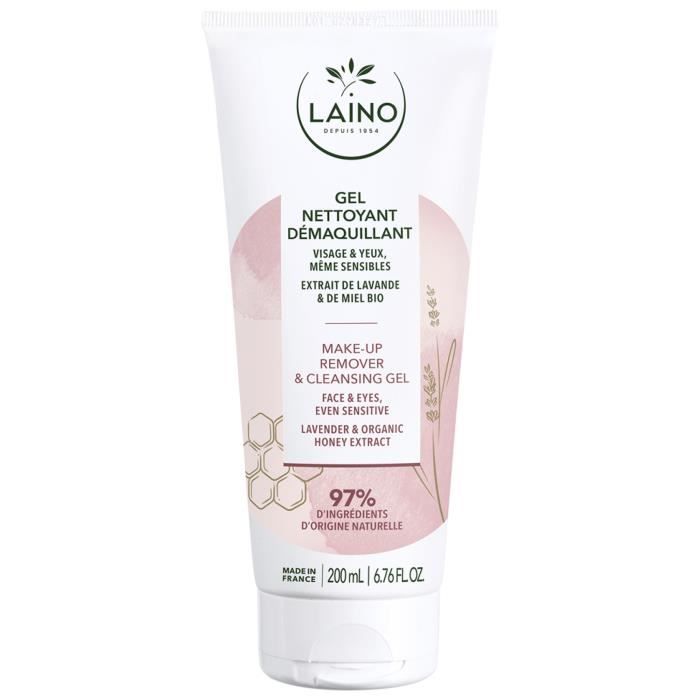 Laino Gel Nettoyant Démaquillant Visage & Yeux 200 Ml 