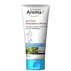 Gel Froid Articulations & Muscles - Le Comptoir Aroma - Plantes Bio - 100 Ml 