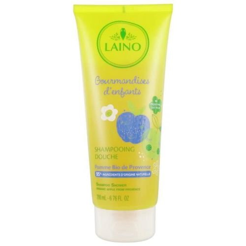 Hygiène Plaisir-Laino Shampoing Douche Gourmandise Pomme Bio - 200 Ml 