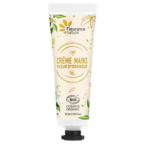 Crème Mains - Fleurance Nature - Fleur D'oranger - 30ml - Hydratation - Beurre De Karité - Aloe Vera 