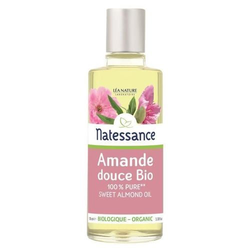 Natessance Huile Amande Douce Bio Pure 100ml 