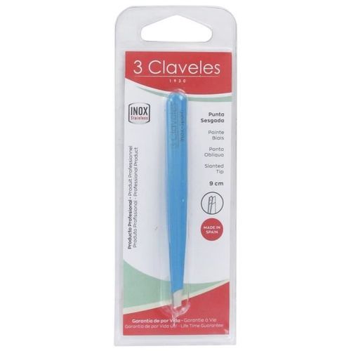 -3 Clavelés Acl4085140 Pince A Épiler I.Biais Rose 9 Cm.D.3cf (Couleur : Bleu) 