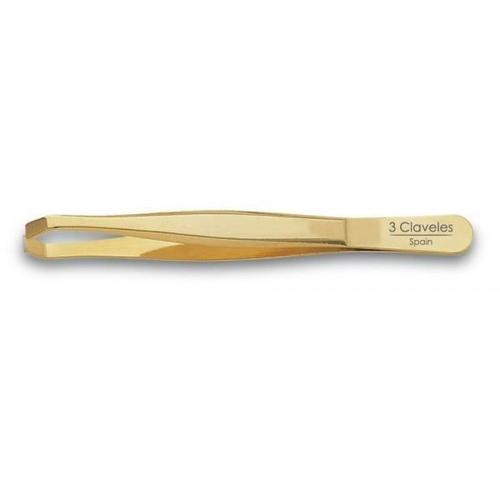 3 Claveles Pince À Epiler Crabe 9 Cm 80140 - Pour Epiler Les Sourcils 