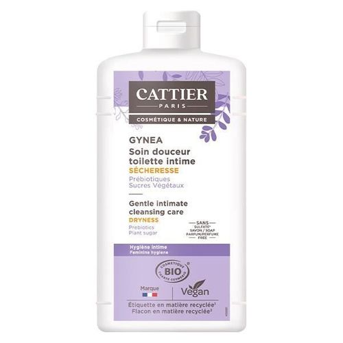 Cattier Gynéa Soin Douceur Toilette Intime Sécheresse Bio 200ml 