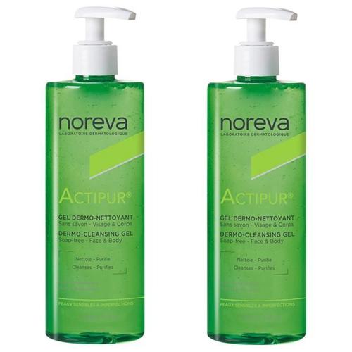 Noreva Actipur Gel Nettoyant Visage Et Corps Lot De 2 X 400ml 