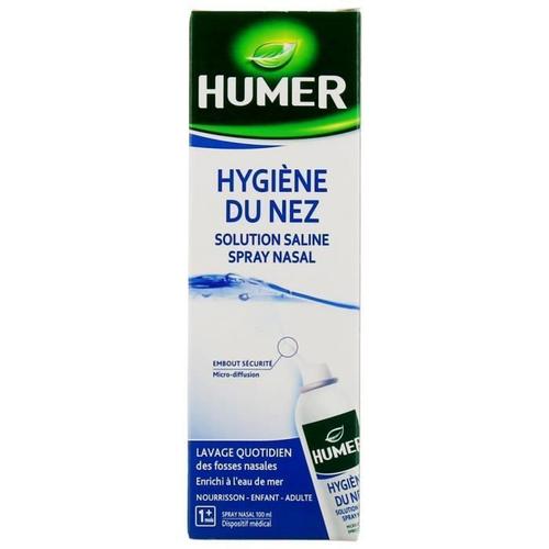 Humer Eau De Mer Isotonique Hygiène Nez Solution Saline 100 Ml 