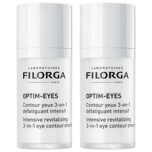 80922 Filorga Optim-Eyes Contour Des Yeux 3en1 Lot De 2 X 15 Ml 