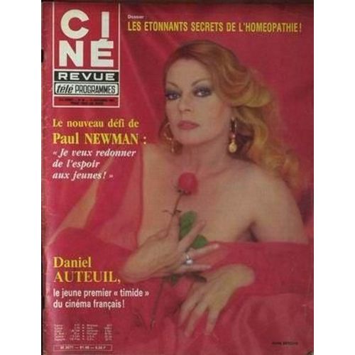 Cine Tele Revue N° 46 Du 12/11/1981 - Anita Ekberg - L'homeophatie - Paul Newman - Daniel Auteuil.