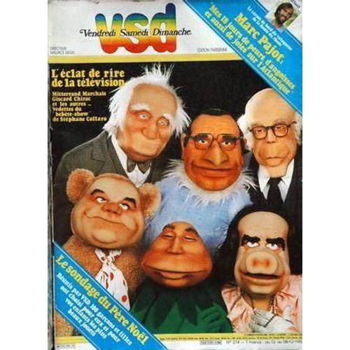 Vsd N° 274 Du 02/12/1982 - Marc Pajot - Mitterrand  -   Marchais  -   Giscard  -   Chirac Et Les Autres  -   Le Bebete-Show De Collaro.