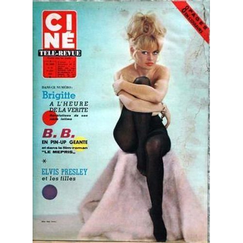Cine Tele Revue N° 35 Du 29/08/1963 - B. Bardot - Elvis Presley - Michel Piccoli.