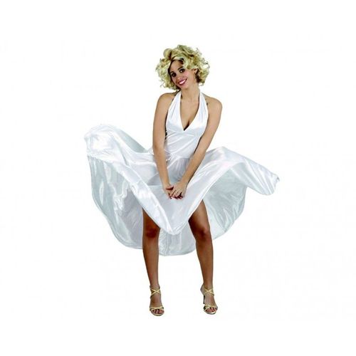 Déguisement  Robe Blanche Actrice Chanteuse Marilyn Monroe - Femme - Xl