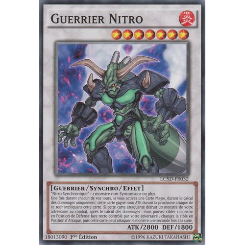 Yu Gi Oh! - Lc5d Fr032 - Guerrier Nitro - Commune