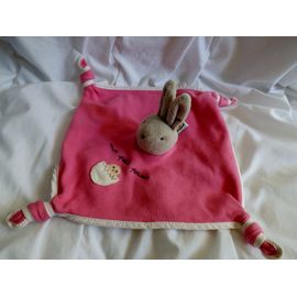 Doudou Lapin Rose By Ajena