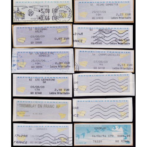 Lot De 12 Vignettes Distributeur De La Poste Bonne Cote